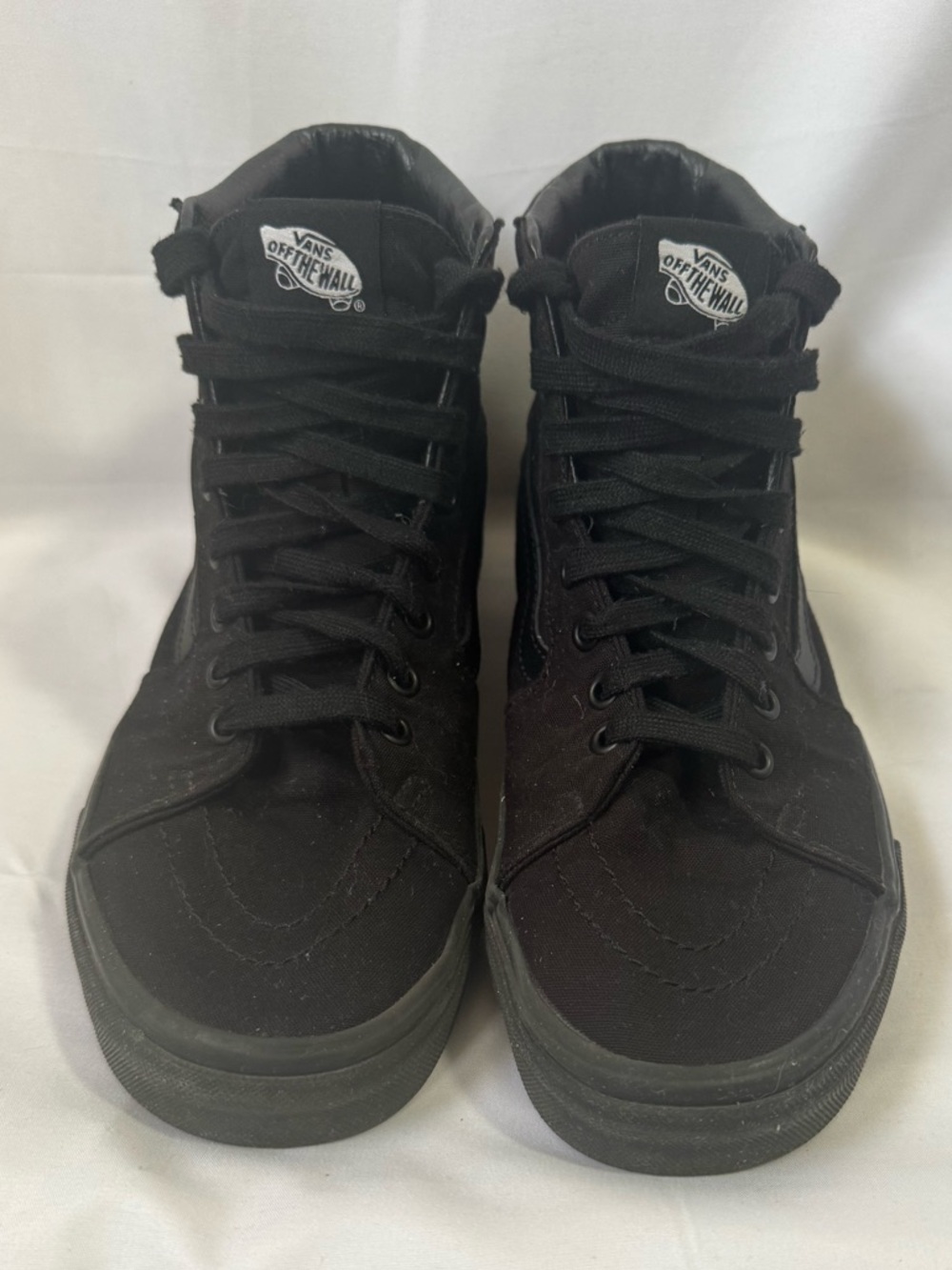 Vans Black High-Top Skate Sneakers Women’s 10 Men’s 8.5